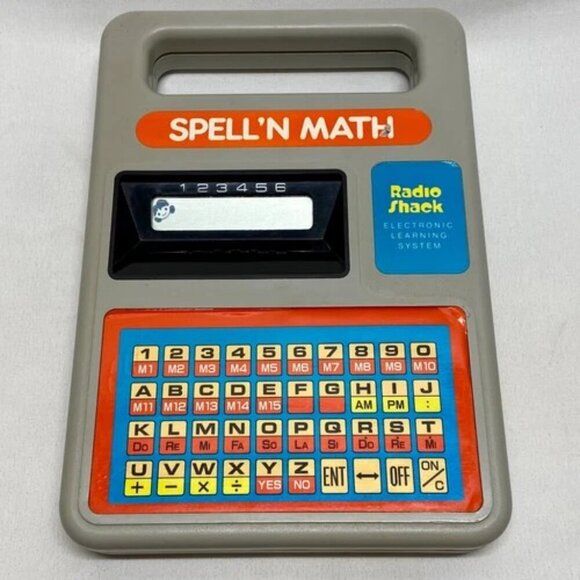 Spell N Math Radio Shack Learning System Rare 1980's Korea Vintage Tested Works! - Picture 15 of 15